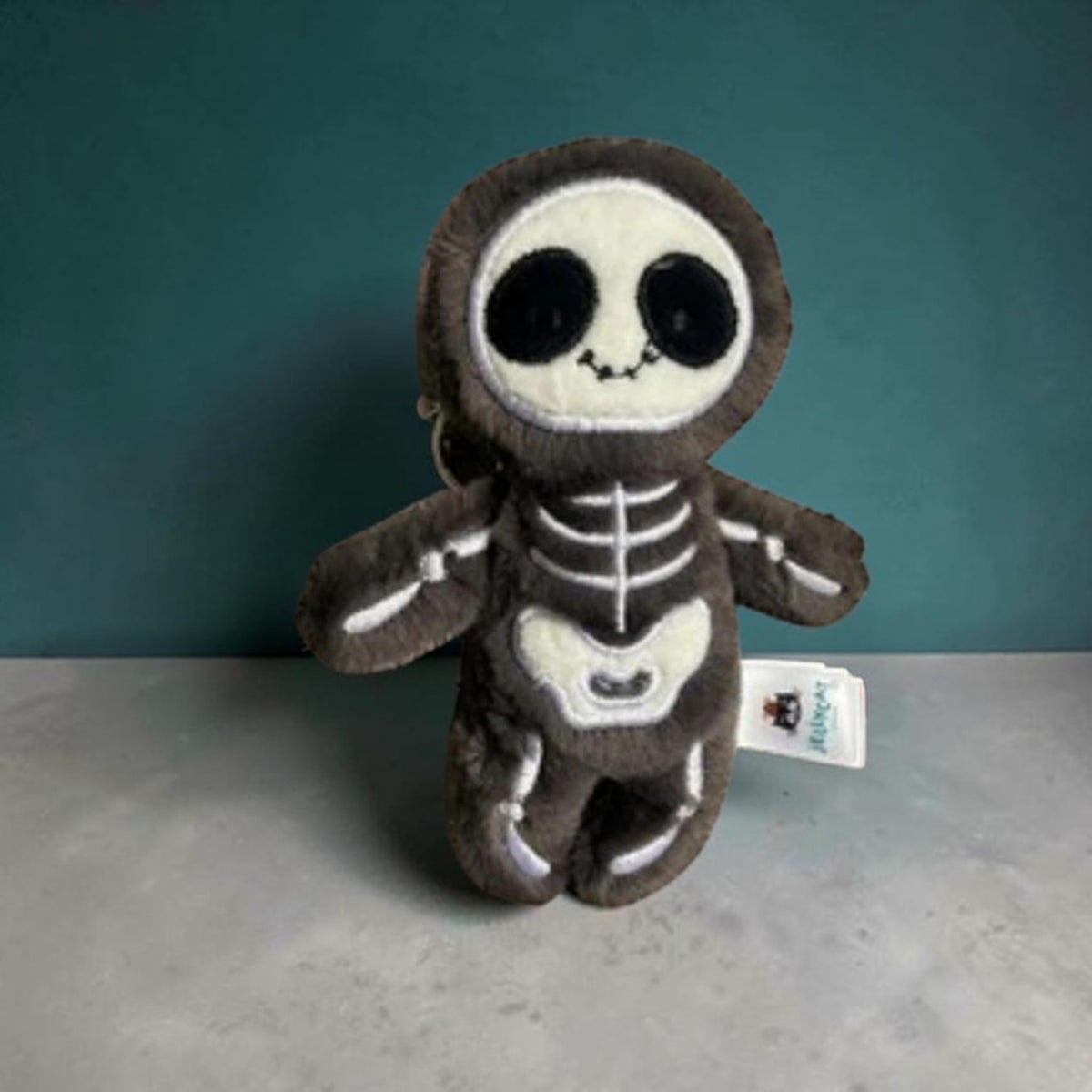 Jellycat Skeleton Bat Plush Soft Spooky Mini Goth Halloween Toy Gift
