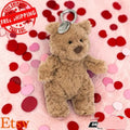 Jellycat Bartholomew Bear Bag Charm Pendant Clip Keyring Accessory for Bags